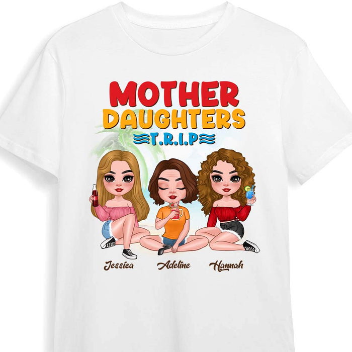 Personalized Mother And Daughter Trip Shirt - Hoodie - Sweatshirt 24269 1