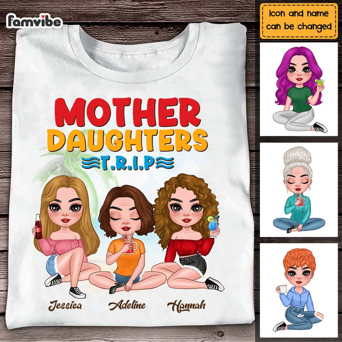 Personalized Mother And Daughter Trip Shirt - Hoodie - Sweatshirt 24269 1