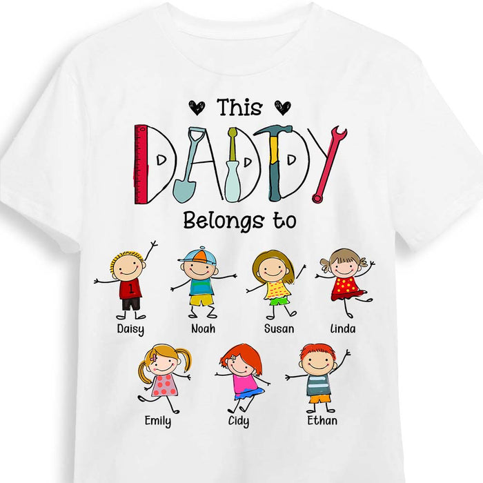 Personalized Tool This Dad Belongs To Shirt - Hoodie - Sweatshirt 24280 1