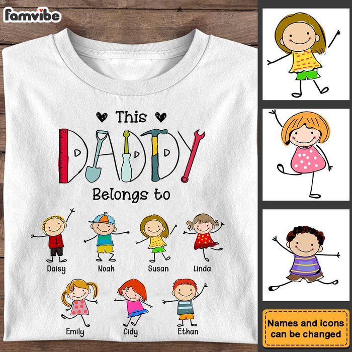 Personalized Tool This Dad Belongs To Shirt - Hoodie - Sweatshirt 24280 1