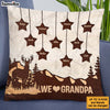 Personalized Gift For Grandpa Mountain Star Pillow 24283 1