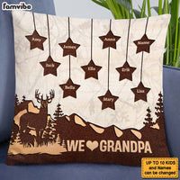 Personalized Gift For Grandpa Mountain Star Pillow 24283 thumb 1