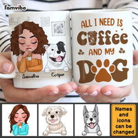 Personalized All I Need Is Coffee And My Dog Mug 24286 thumb 1