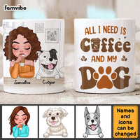 Personalized All I Need Is Coffee And My Dog Mug 24286 thumb 1