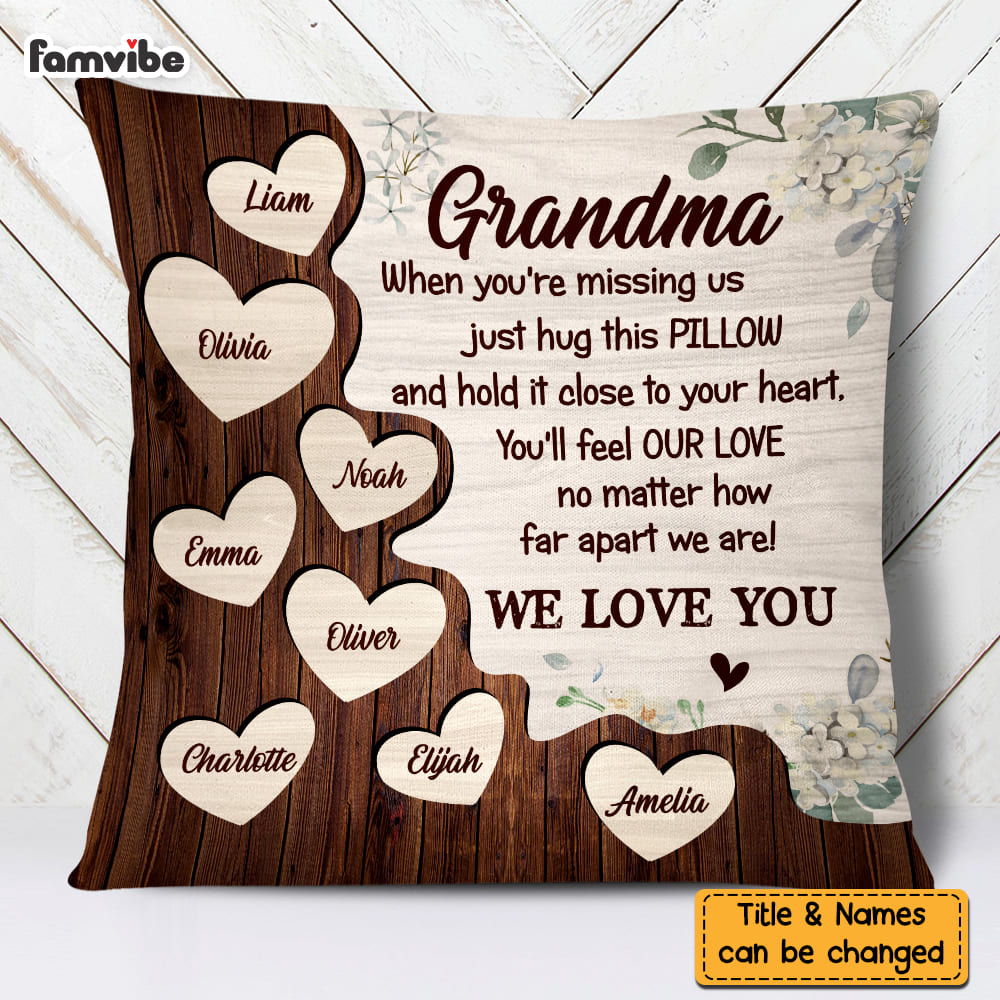 Personalized Grandma Hug This Pillow 24288 Primary Mockup