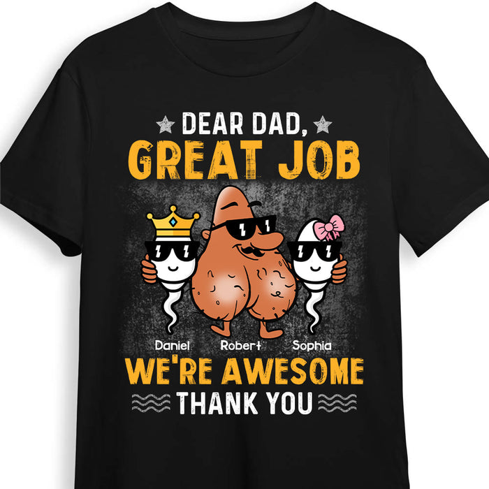 Personalized Dad Great Job Funny Shirt - Hoodie - Sweatshirt 24293 1