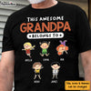Personalized Gift For Grandpa This Awesome Grandpa Belongs To Shirt - Hoodie - Sweatshirt 24295 1