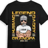 Personalized Gift For Grandpa Legend Husband Daddy Grandpa Since Shirt - Hoodie - Sweatshirt 24299 thumb 1