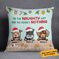 Personalized Dog Christmas  Pillow NB71 26O58 thumb 1
