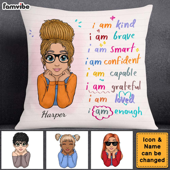 Personalized Gift For Granddaughter I Am Kind Pillow 24306 1