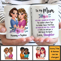 Personalized To My Mom No Matter Where I Go Mug 24310 thumb 1