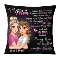 Personalized To My Mom Hug This Pillow 24311 thumb 1