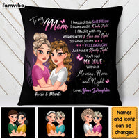 Personalized To My Mom Hug This Pillow 24311 thumb 1