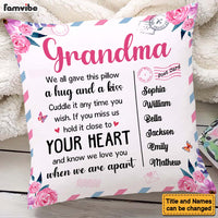 Personalized Gift For Grandma Hug This Pillow 24314 thumb 1