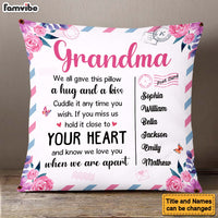 Personalized Gift For Grandma Hug This Pillow 24314 thumb 1