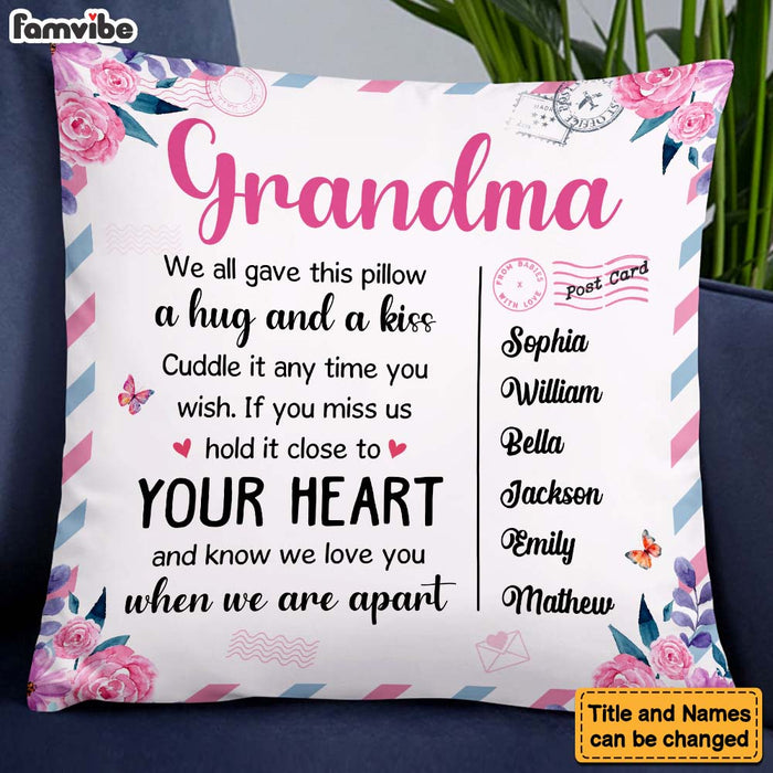 Personalized Gift For Grandma Hug This Pillow 24314 1