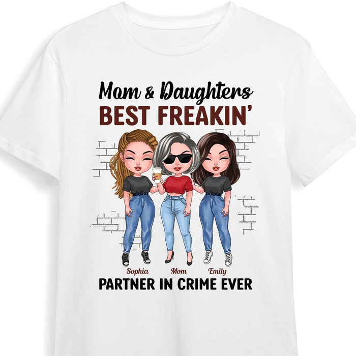 Personalized Gift For Mom Partner In Crime Shirt - Hoodie - Sweatshirt 24317 1