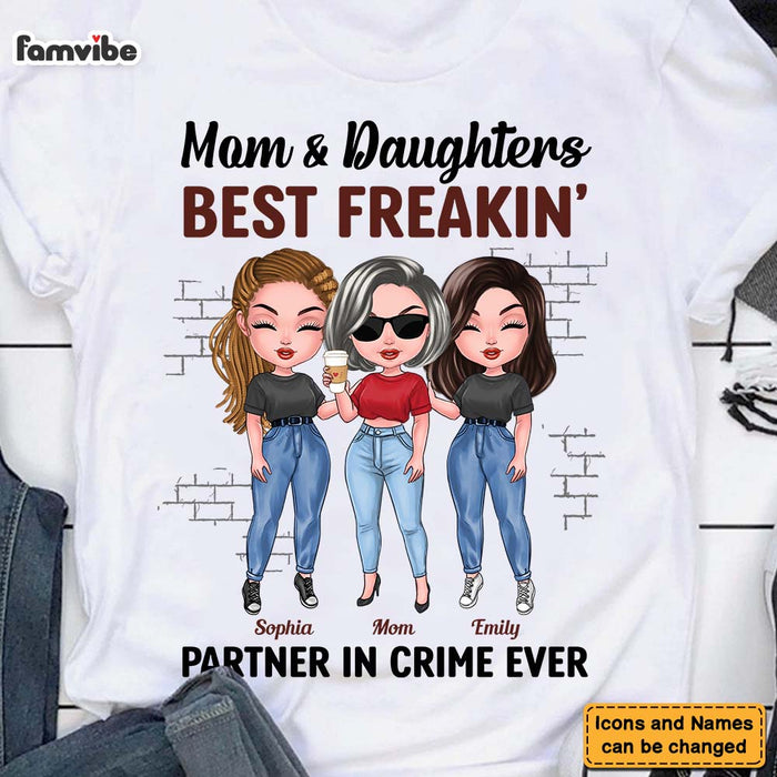 Personalized Gift For Mom Partner In Crime Shirt - Hoodie - Sweatshirt 24317 1