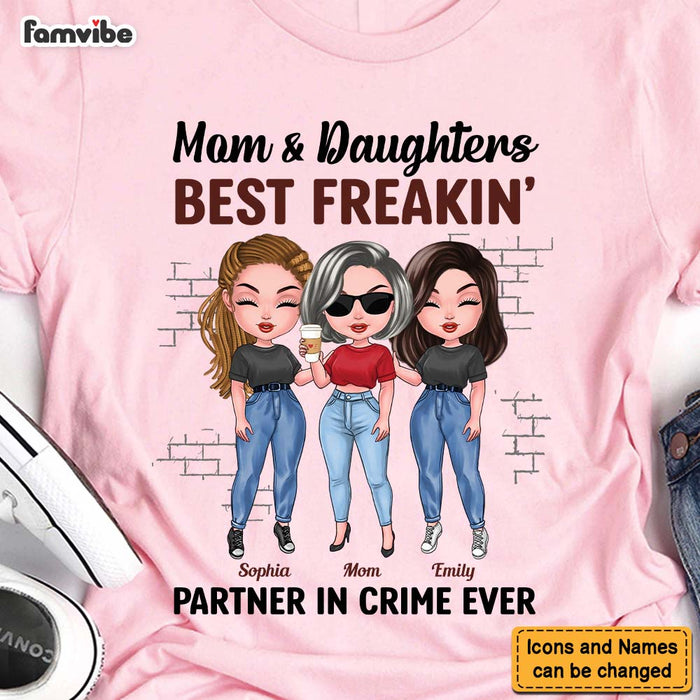Personalized Gift For Mom Partner In Crime Shirt - Hoodie - Sweatshirt 24317 1