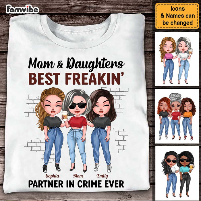 Personalized Gift For Mom Partner In Crime Shirt - Hoodie - Sweatshirt 24317 1