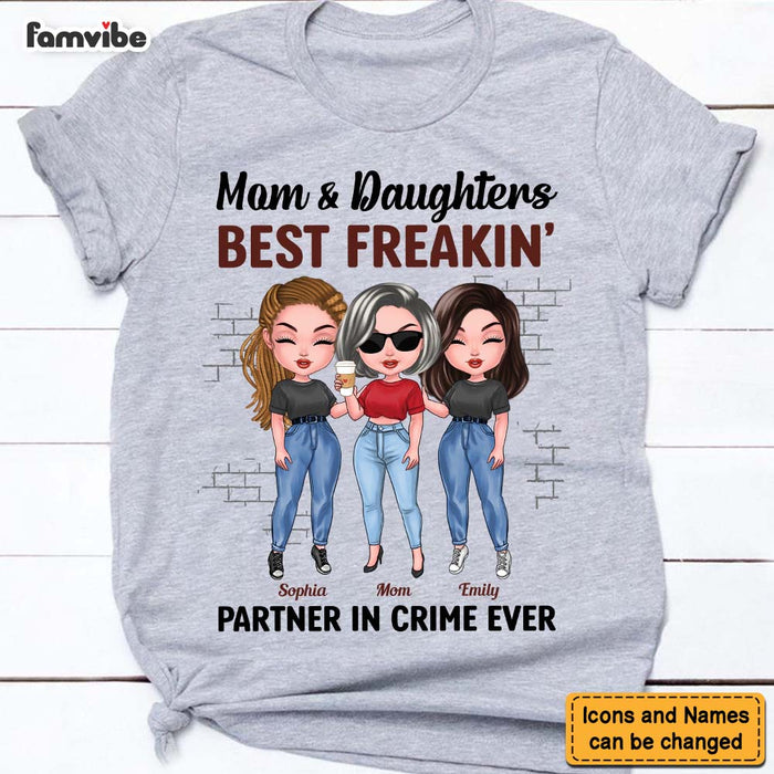 Personalized Gift For Mom Partner In Crime Shirt - Hoodie - Sweatshirt 24317 1