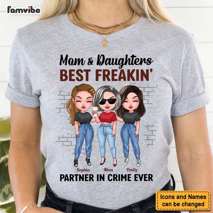 Personalized Gift For Mom Partner In Crime Shirt - Hoodie - Sweatshirt 24317 1