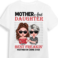 Personalized Gift For Mom & Daughter Partner In Crime Shirt - Hoodie - Sweatshirt 24318 thumb 1