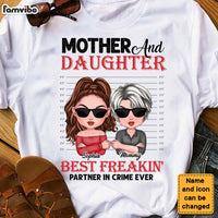 Personalized Gift For Mom & Daughter Partner In Crime Shirt - Hoodie - Sweatshirt 24318 thumb 1
