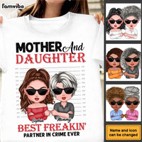 Personalized Gift For Mom & Daughter Partner In Crime Shirt - Hoodie - Sweatshirt 24318 thumb 1