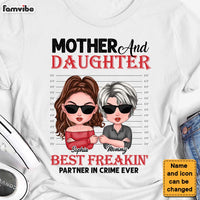 Personalized Gift For Mom & Daughter Partner In Crime Shirt - Hoodie - Sweatshirt 24318 thumb 1