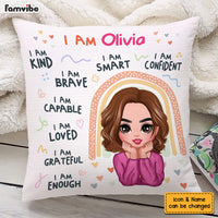 Personalized Gift For Daughter I Am Kind I Am Loved Pillow 24319 thumb 1