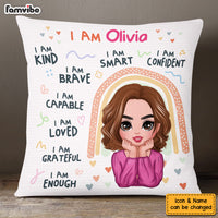 Personalized Gift For Daughter I Am Kind I Am Loved Pillow 24319 thumb 1