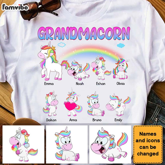 Personalized Gift For Grandmacorn Shirt - Hoodie - Sweatshirt 24320 1