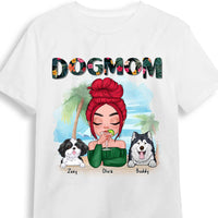 Personalized Dog Mom Tropical Shirt - Hoodie - Sweatshirt 24330 thumb 1