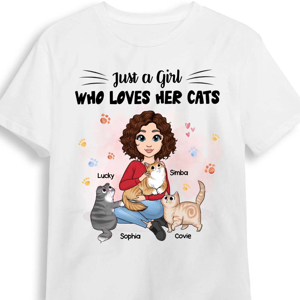 Personalized Gift For Cat Mom Shirt Hoodie Sweatshirt 24332 Primary Mockup