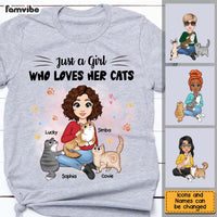 Personalized Gift For Cat Mom Shirt - Hoodie - Sweatshirt 24332 thumb 1