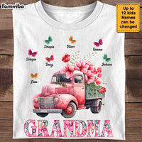Personalized Grandma Flower Truck Shirt - Hoodie - Sweatshirt 24336 thumb 1