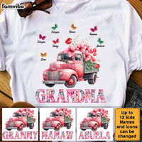 Personalized Grandma Flower Truck Shirt - Hoodie - Sweatshirt 24336 thumb 1