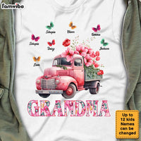 Personalized Grandma Flower Truck Shirt - Hoodie - Sweatshirt 24336 thumb 1