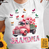 Personalized Grandma Flower Truck Shirt - Hoodie - Sweatshirt 24336 1