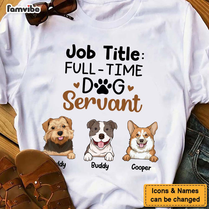 Personalized Dog Servant Full-time Job Shirt - Hoodie - Sweatshirt 24337 1