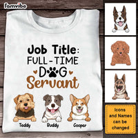 Personalized Dog Servant Full-time Job Shirt - Hoodie - Sweatshirt 24337 thumb 1