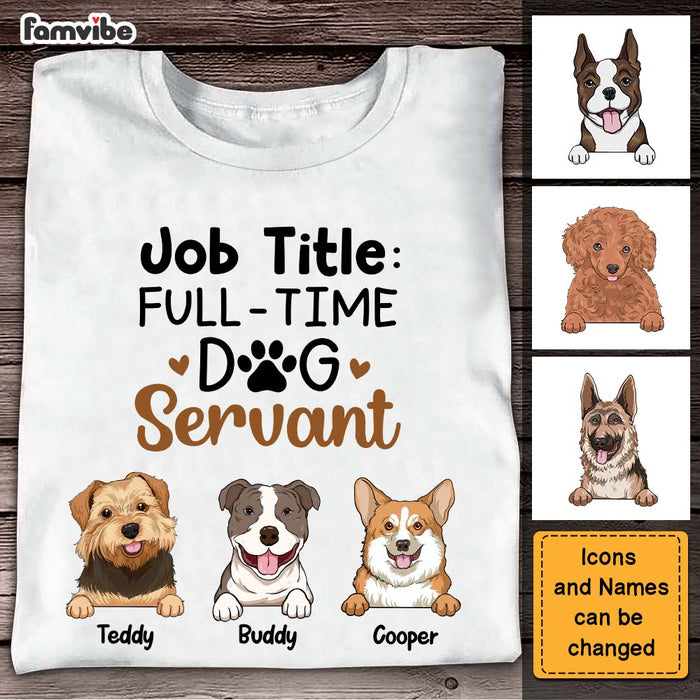 Personalized Dog Servant Full-time Job Shirt - Hoodie - Sweatshirt 24337 1