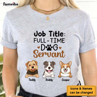 Personalized Dog Servant Full-time Job Shirt - Hoodie - Sweatshirt 24337 thumb 1