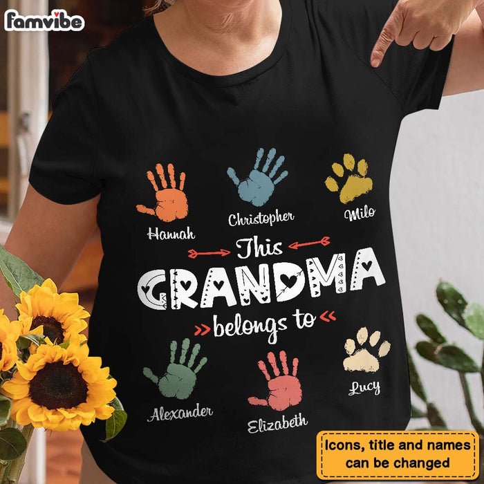 Personalized Gift For Grandma This Grandma Belongs To Shirt - Hoodie - Sweatshirt 24342 1