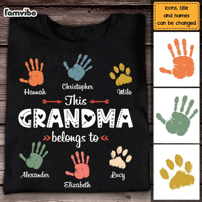 Personalized Gift For Grandma This Grandma Belongs To Shirt - Hoodie - Sweatshirt 24342 1