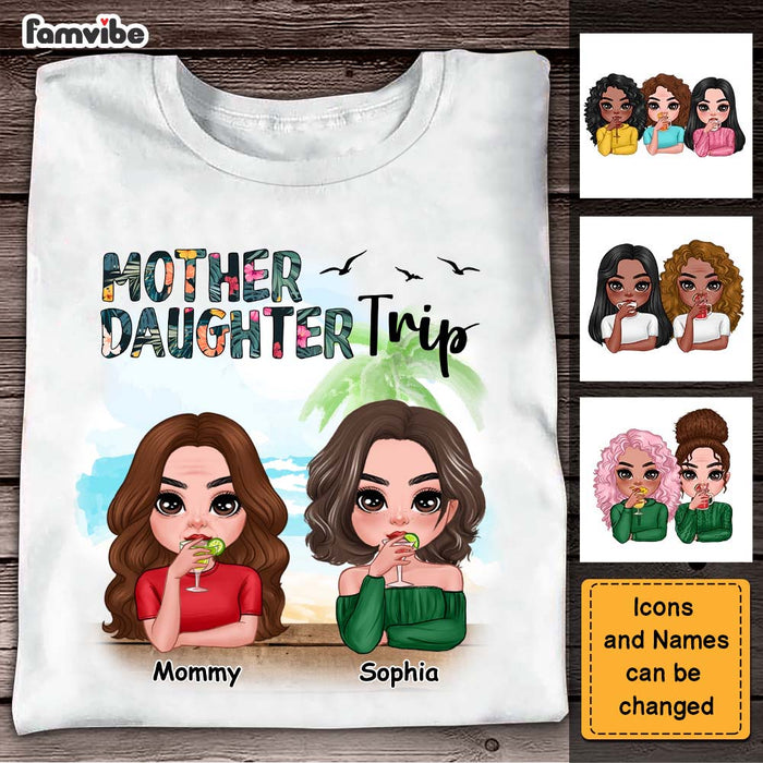 Personalized Mother And Daughter Trip Shirt - Hoodie - Sweatshirt 24351 1