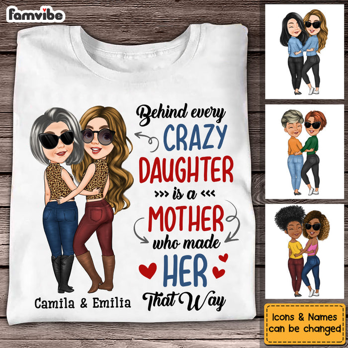 Personalized Funny Gift For Mom And Daughter Shirt - Hoodie - Sweatshirt 24354 1