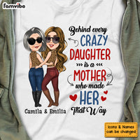 Personalized Funny Gift For Mom And Daughter Shirt - Hoodie - Sweatshirt 24354 thumb 1