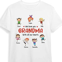 Personalized We Love You Grandma Grandpa Shirt - Hoodie - Sweatshirt 24355 thumb 1